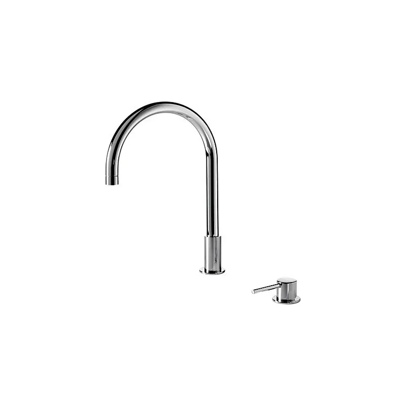 Monomando lavabo repisa tres exclusive study 373mm cromo 26110501 - STUDY TRES monomando repisa lavabo