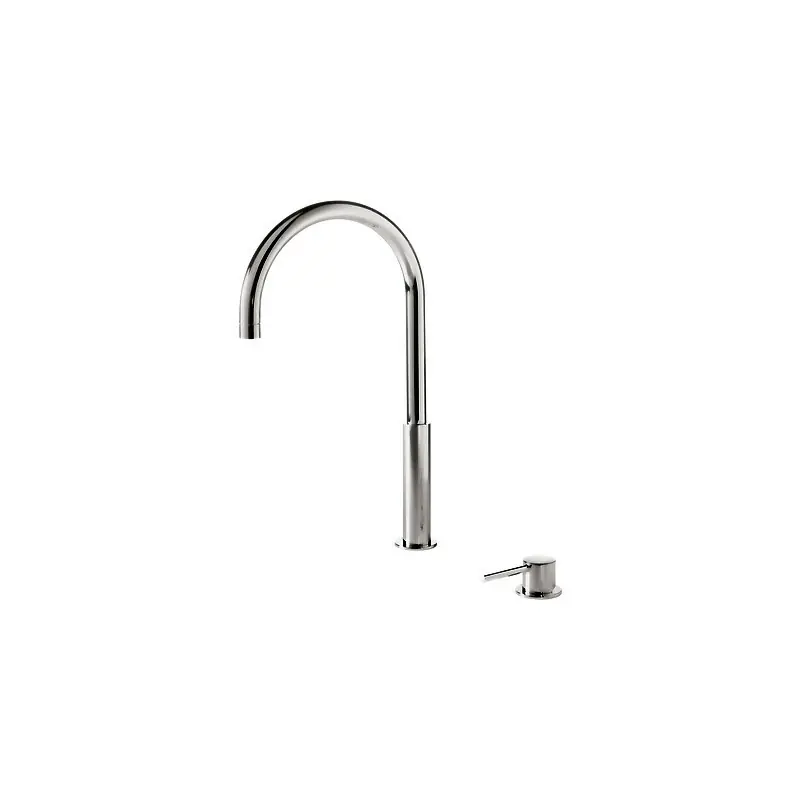 Monomando lavabo repisa tres exclusive study 453 mm acero 26110502ac - STUDY TRES monomando repisa lavabo