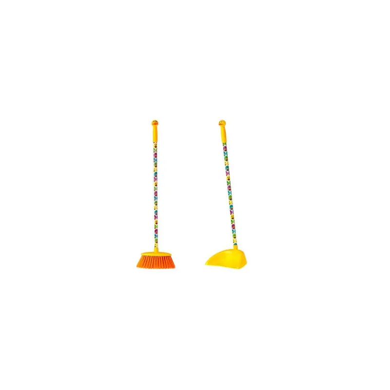 Escoba infantil vigar con recogedor infantil duck - Cepillo de limpieza