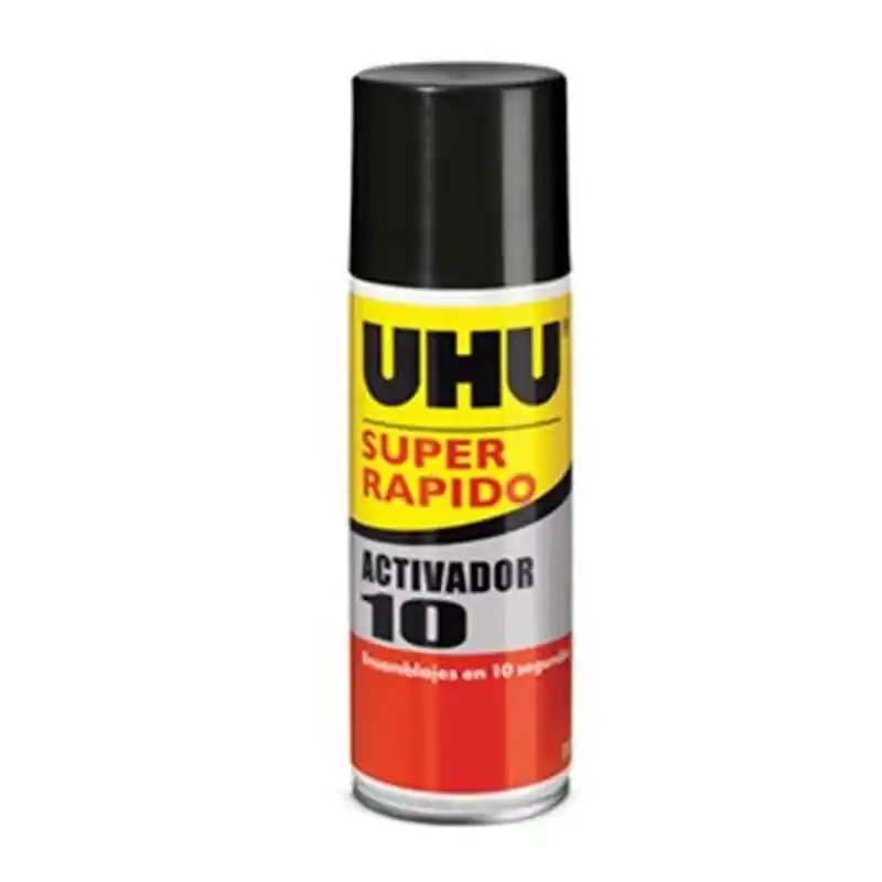 Adhesivo instantaneo uhu activador 10 universal 200 ml - Adhesivos de montaje