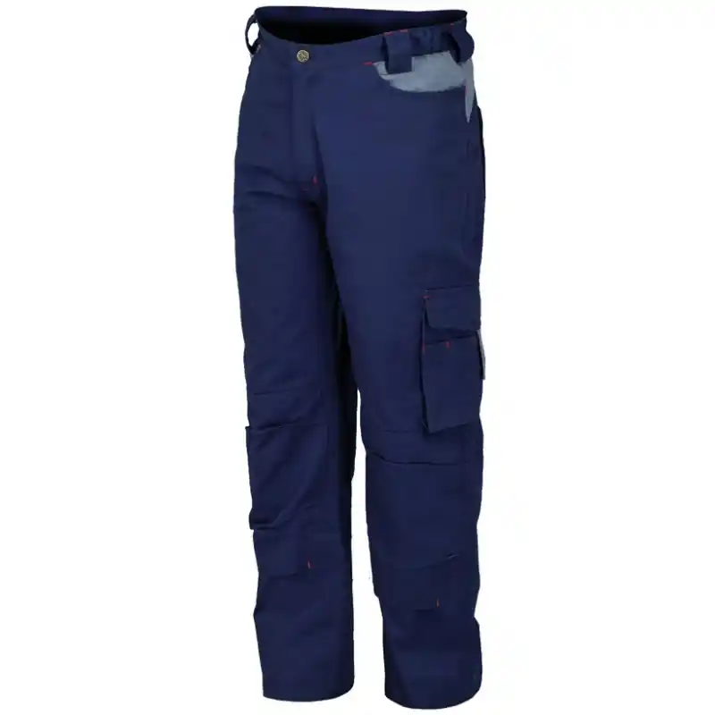 Pantalon largo algodon starter stretch azul xxl - Pantalones multibolsillos