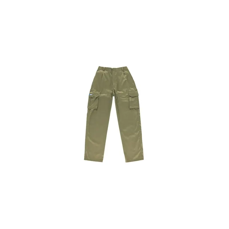 Pantalon largo marca proteccion laboral beige 54 - Pantalones multibolsillos