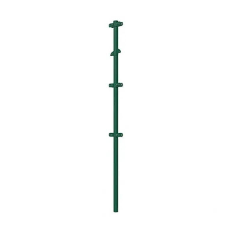 Poste refuerzo plastificado kit torres 2-2,40m verde