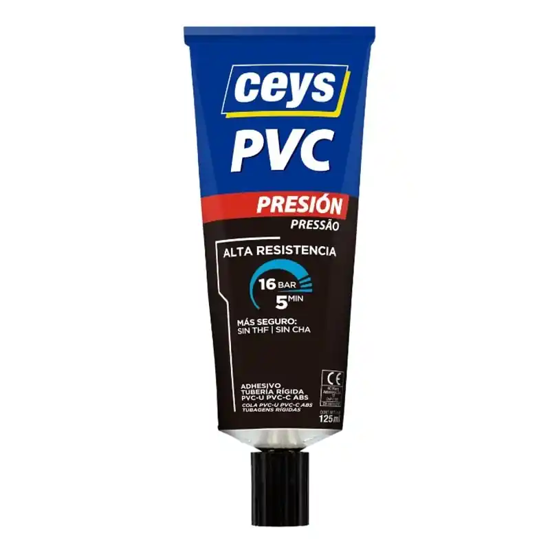 Adhesivo pvc ceys presion para tuberias rigidas 125ml - Pegamento para PVC