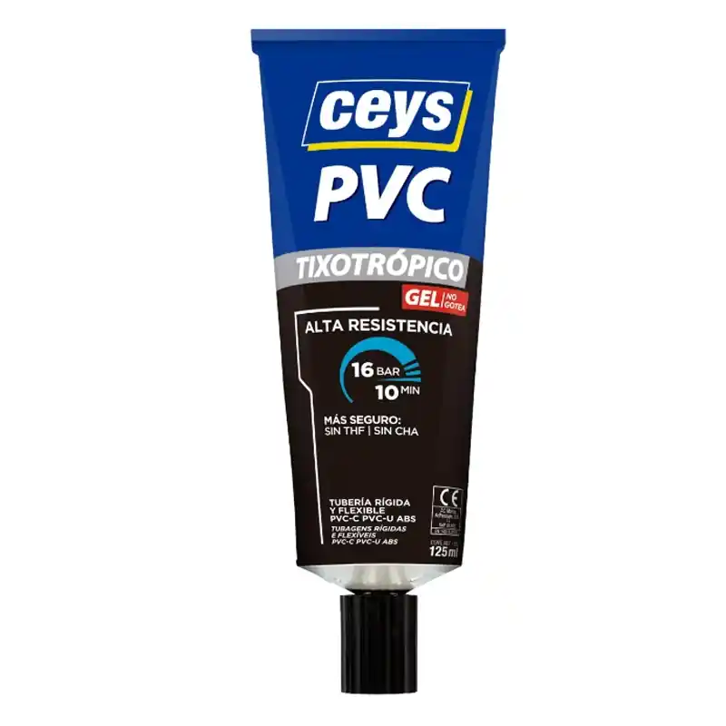 Adhesivo pvc ceys tixotropico para tuberias rigidas 125ml - Pegamento para PVC