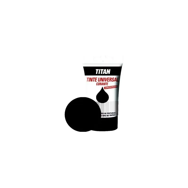 Tinte universal 50ml titan negro - Tinte para pintura