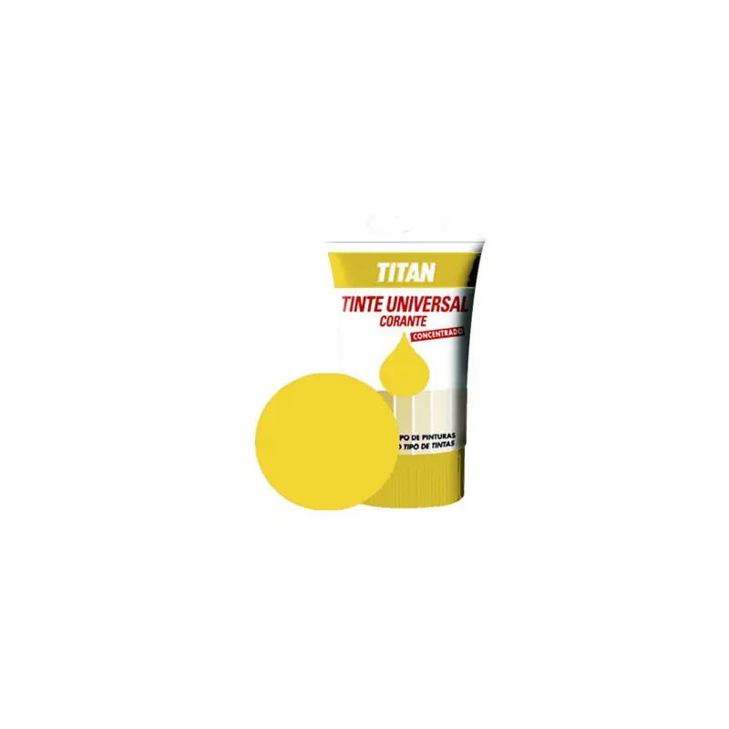 Tinte universal 50ml titan amarillo - Tinte para pintura