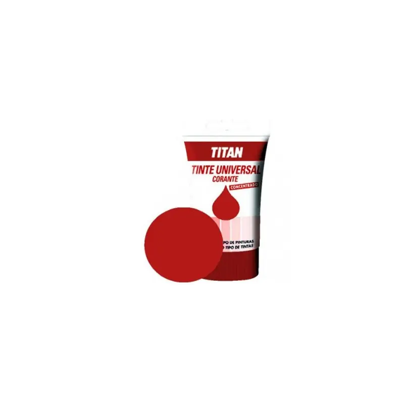 Tinte universal 50ml titan bermellon - Tinte para pintura