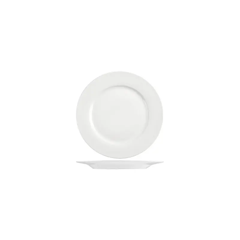 Plato llano porcelana new bone china blanco - Platos