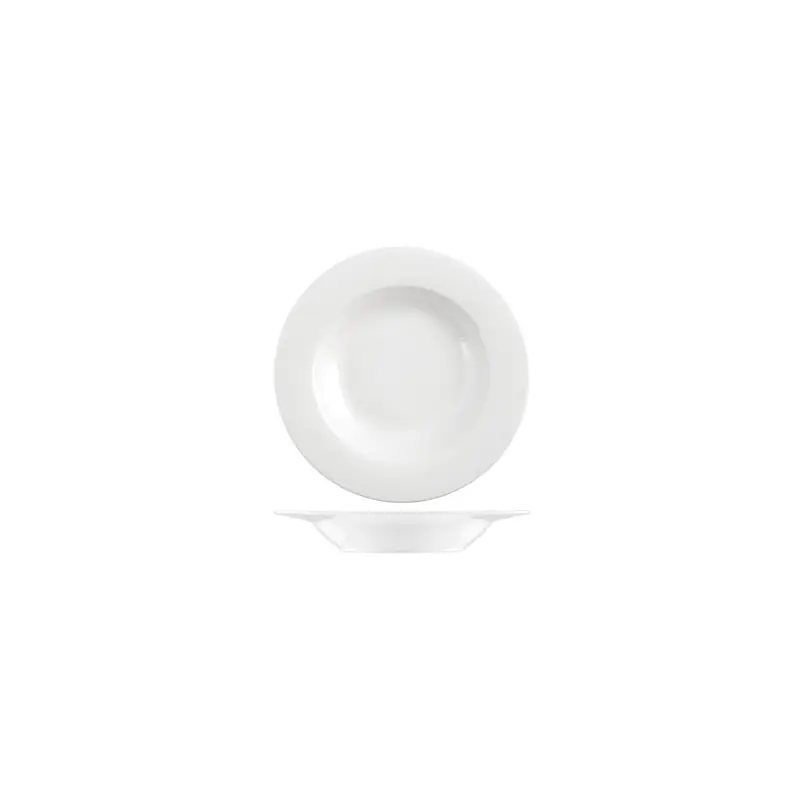 Plato hondo porcelana new bone china blanco 21 cm - Platos