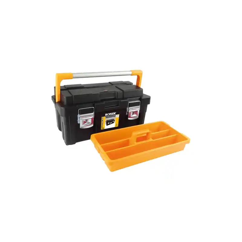 Caja herramientas ironside profesional asa aluminio 550 mm - Caja de herramientas