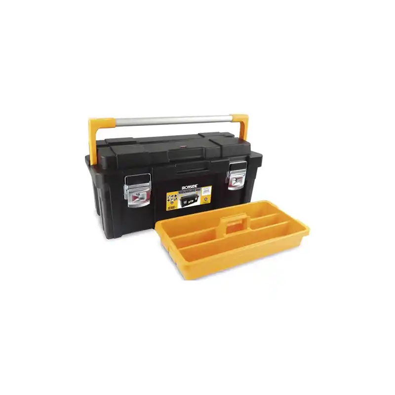 Caja herramientas ironside profesional asa aluminio 650 mm - Caja de herramientas