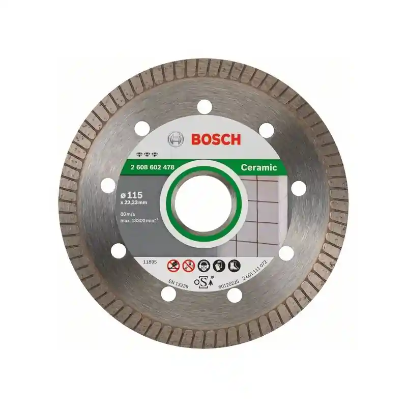 Disco de diamante bosch x-lock diam.b.ceramic x-cleant 115 mm