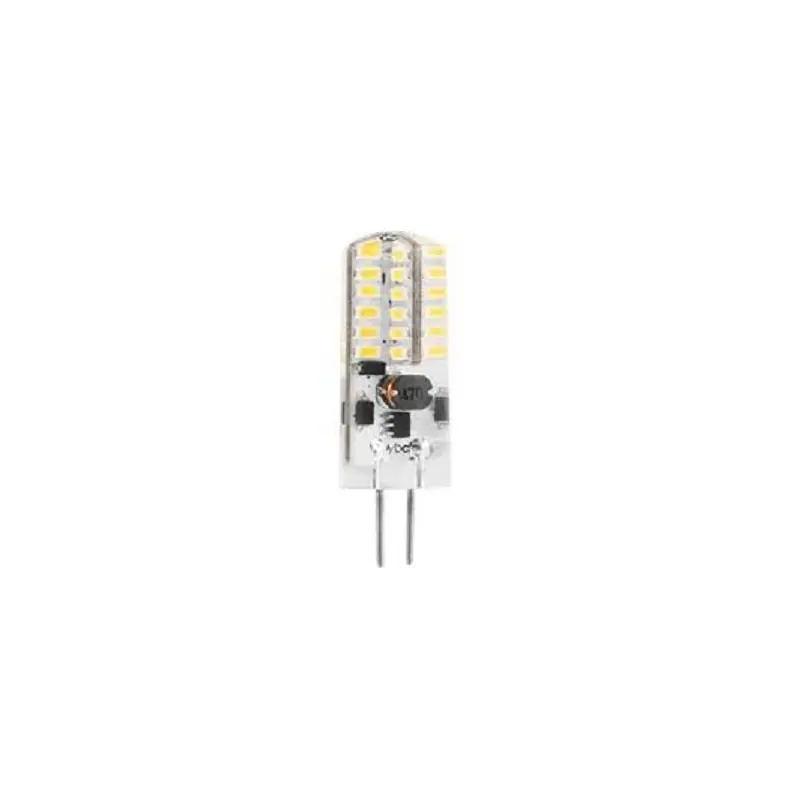 Bombilla led g-4 silicona 3w matel luz fria