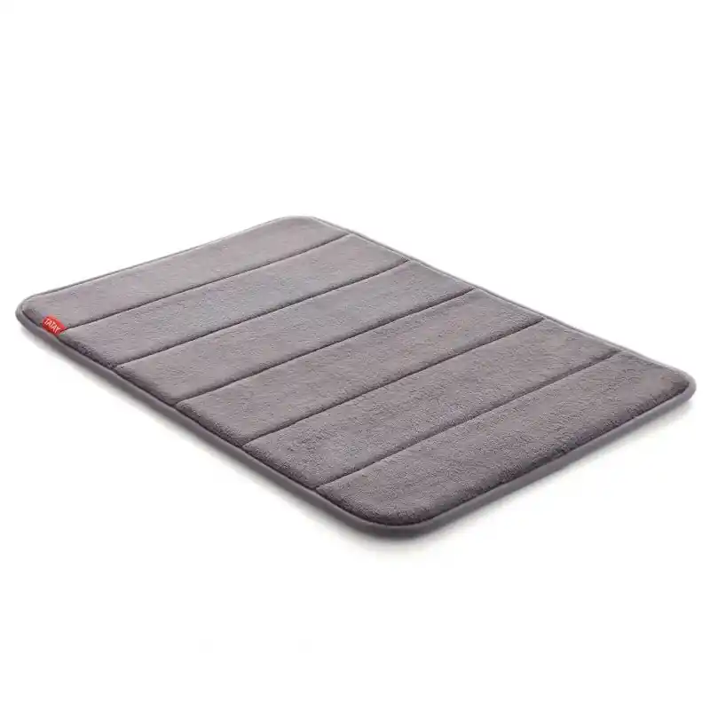 Alfombra de baño tatay nuvola 40x60cm gris