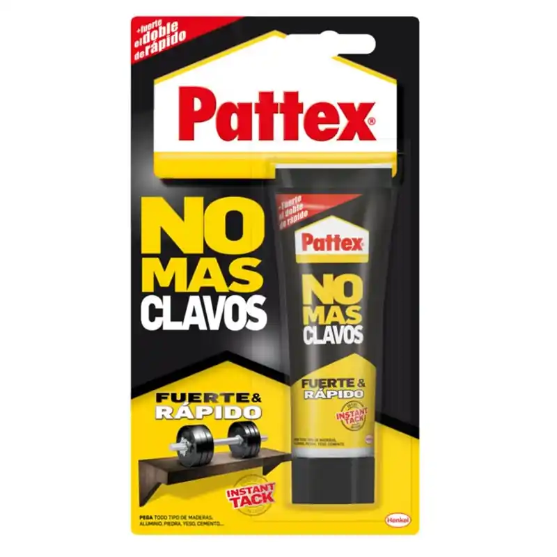 Adhesivo montaje pattex no mas clavos 100 gr - No más clavos