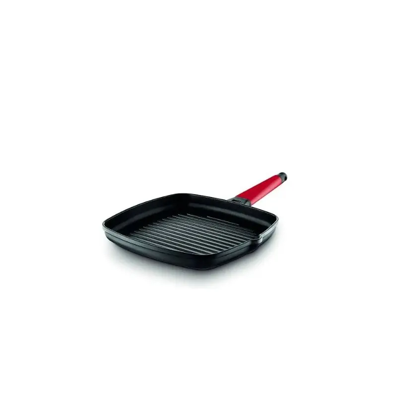 Grill asador castey inductia 27x27 cm rojo - Planchas grills