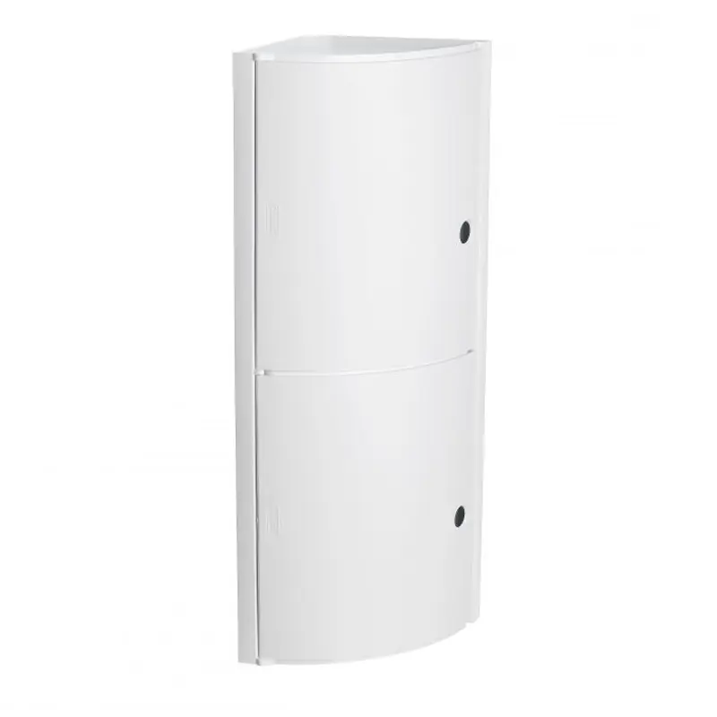 Armario baño rinconero tatay 20x20x62,5cm blanco - Muebles auxiliares de baño