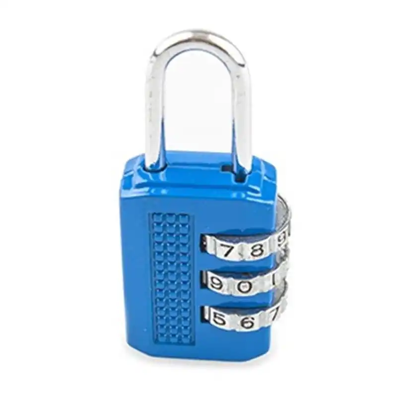 Candado combinacion reprogamable 25 mm handlock azul - Candados abus