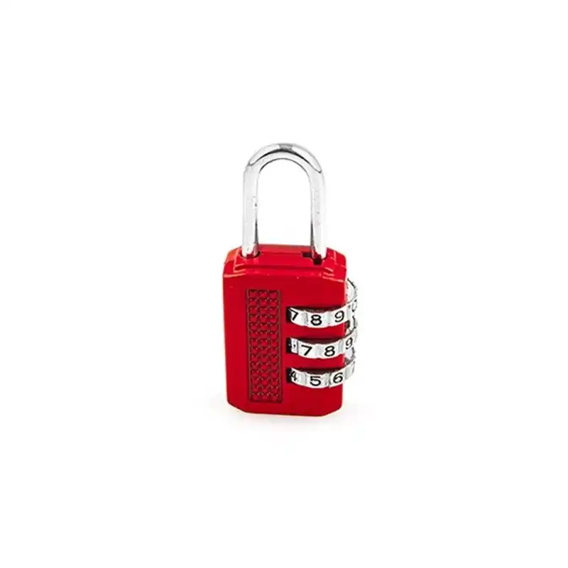 Candado combinacion reprogamable 25 mm handlock rojo - Candados abus