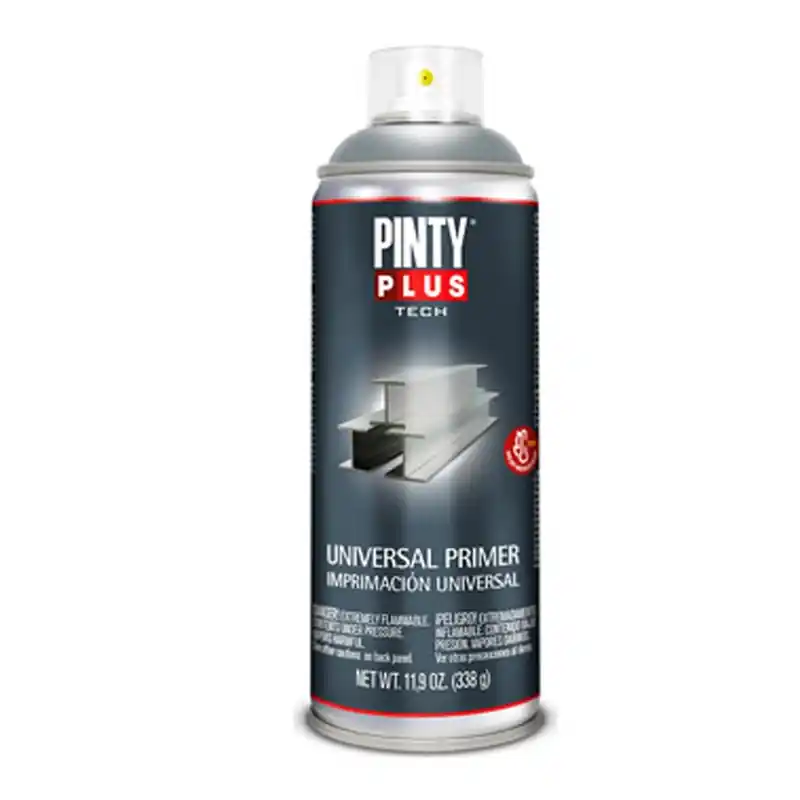 Imprimacion spray pintyplus tech 520cc gris 400ml - Imprimación