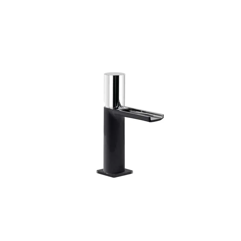 Monomando lavabo tres exclusive loft colors caño abierto 171mm negro 20011002ne - Griferia Loft-Tres