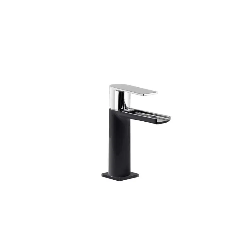 Monomando lavabo tres exclusive loft colors caño abierto 154mm negro 20011001ne - Griferia Loft-Tres