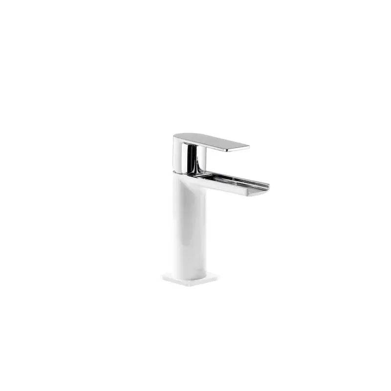 Monomando lavabo tres exclusive loft colors caño abierto 154mm blanco 20011001bl - Griferia Loft-Tres