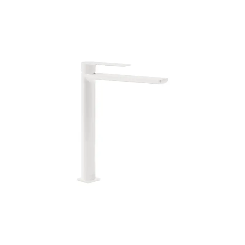 Monomando lavabo tres exclusive loft colors maneta 328mm blanco mate 20020305bm - Griferia Loft-Tres