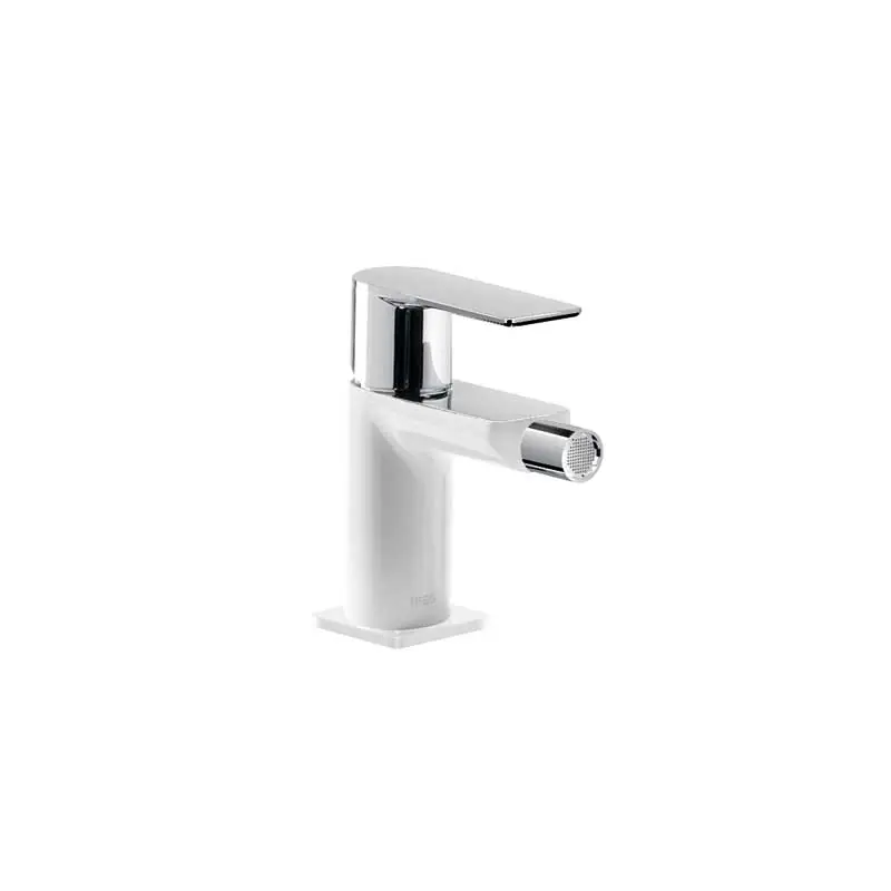 Monomando bide tres exclusive loft colors maneta 130mm blanco 20012001bl - Griferia Loft-Tres