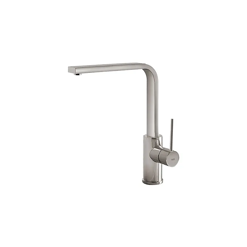 Monomando cocina tres exclusive vertical 310 mm acero 062435ac - Monomando cocina de repisa