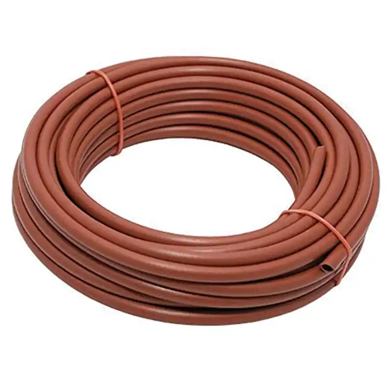 Tuberia goteros turbulentos 33cm caudal 16mm 25m marron - Abrazaderas y juntas