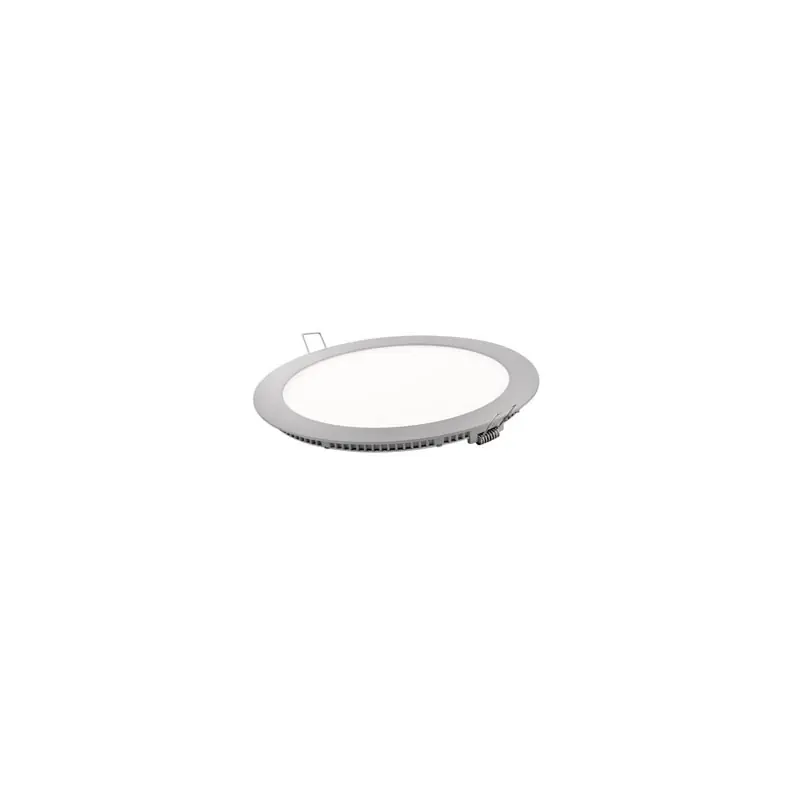 Downlight led matel15w redondo plata luz calida 2700k 1300lm ø195 mm