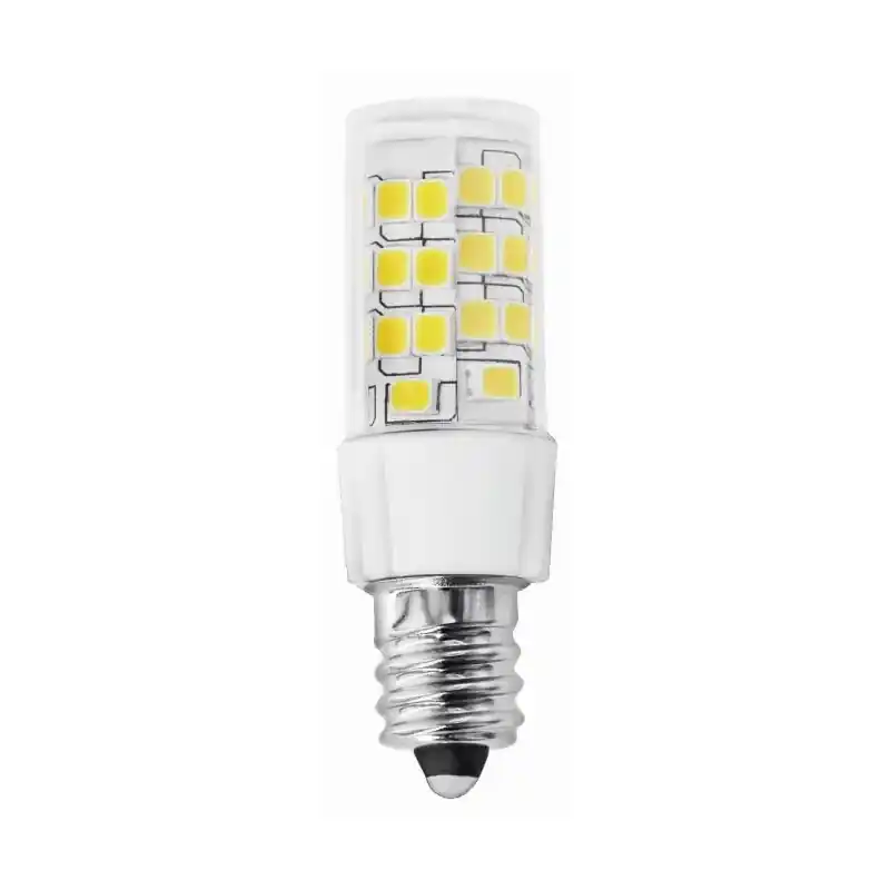 Bombilla led tubular e-14 5w 500 lumenes matel ceramica- luz fria