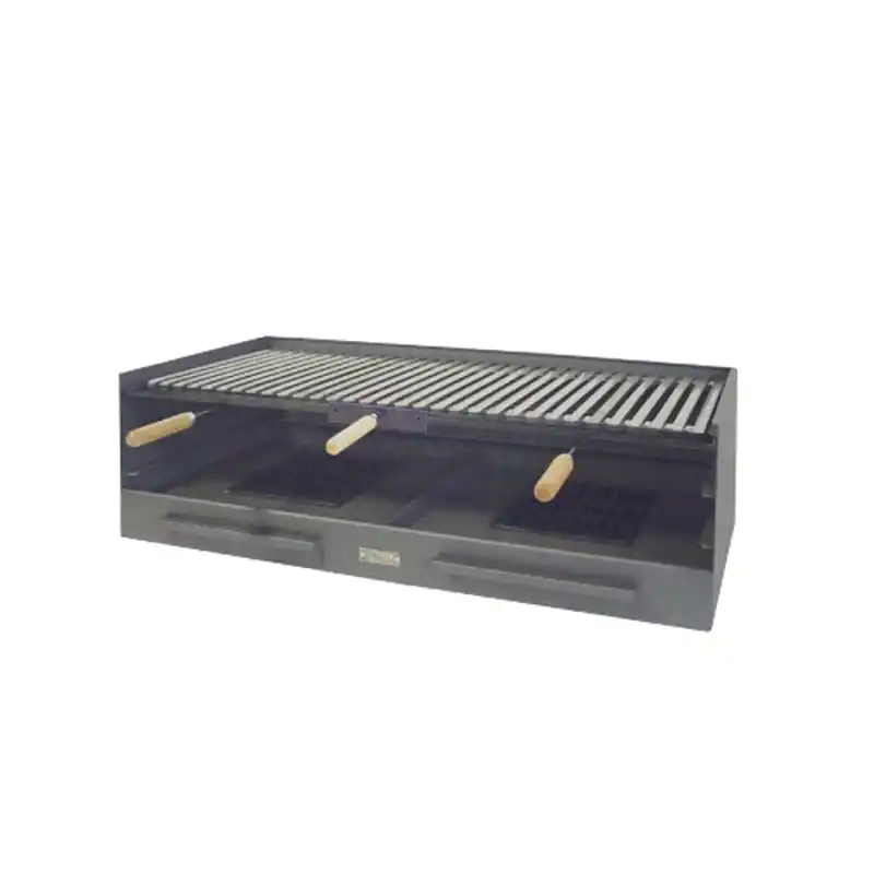 Cajon barbacoa 100 x 40 x 33 con parrilla inox 71470 - Cajón para barbacoa