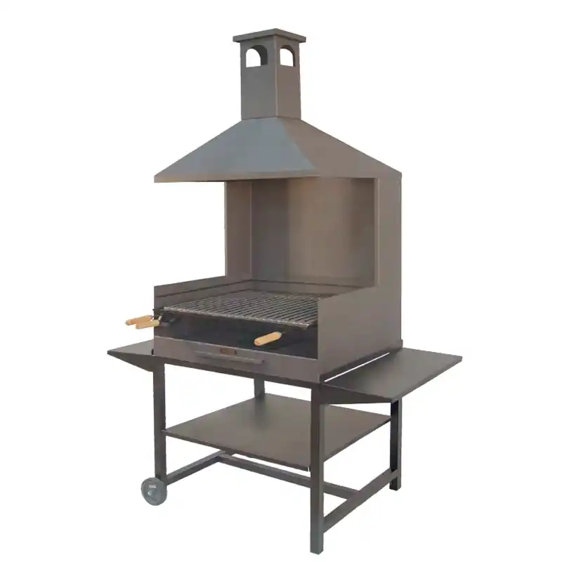Barbacoa carbon imex el zorro 71594 especial paelleras parrilla inox - Barbacoas de carbón
