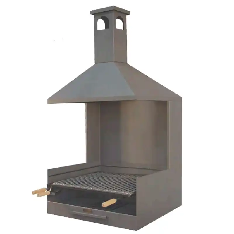 Barbacoa carbon imex el zorro 71595 especial paelleras parrilla inox - Barbacoas de carbón