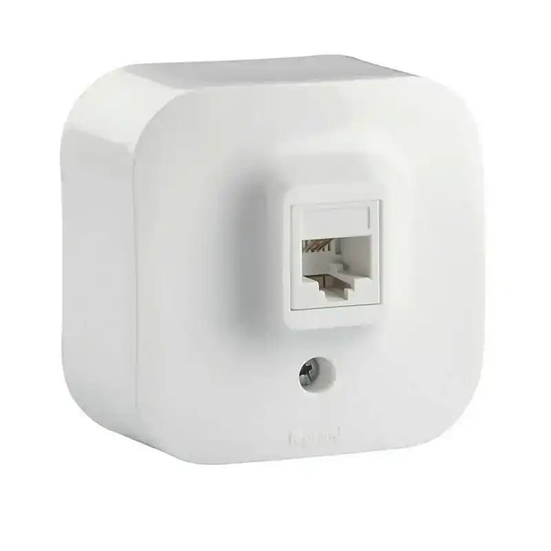 Base toma de telefono legrand blanco rj11 ip20 - Mecanismos eléctricos