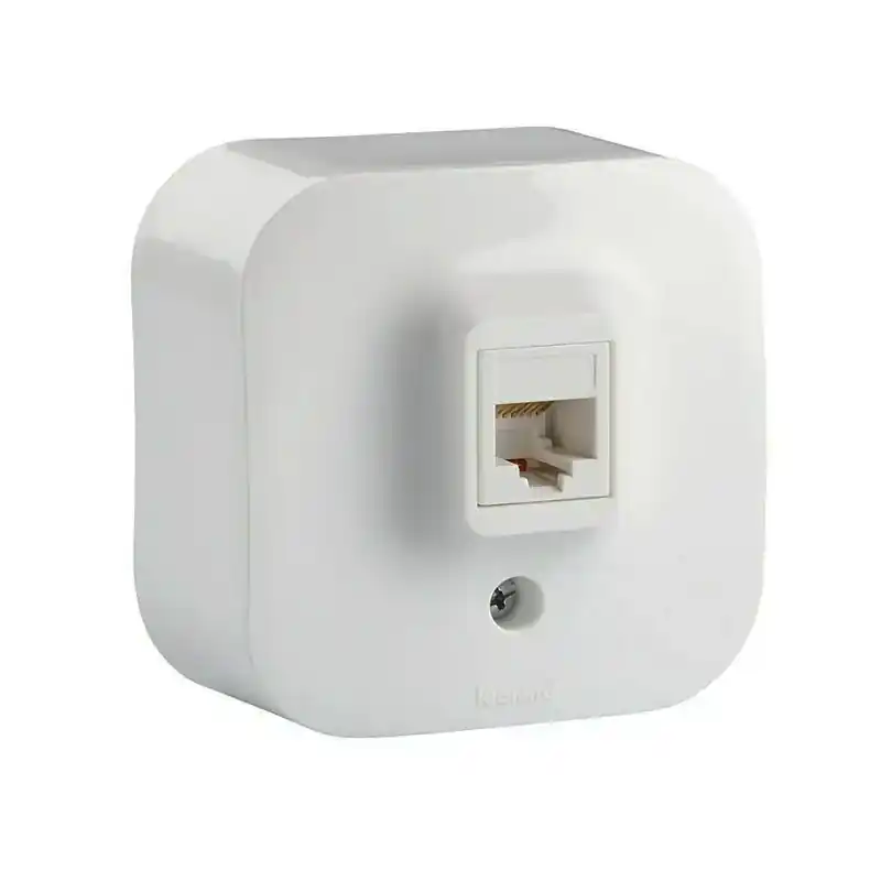 Base toma red legrand blanco rj45 cat 5e upt ip21 - Mecanismos eléctricos