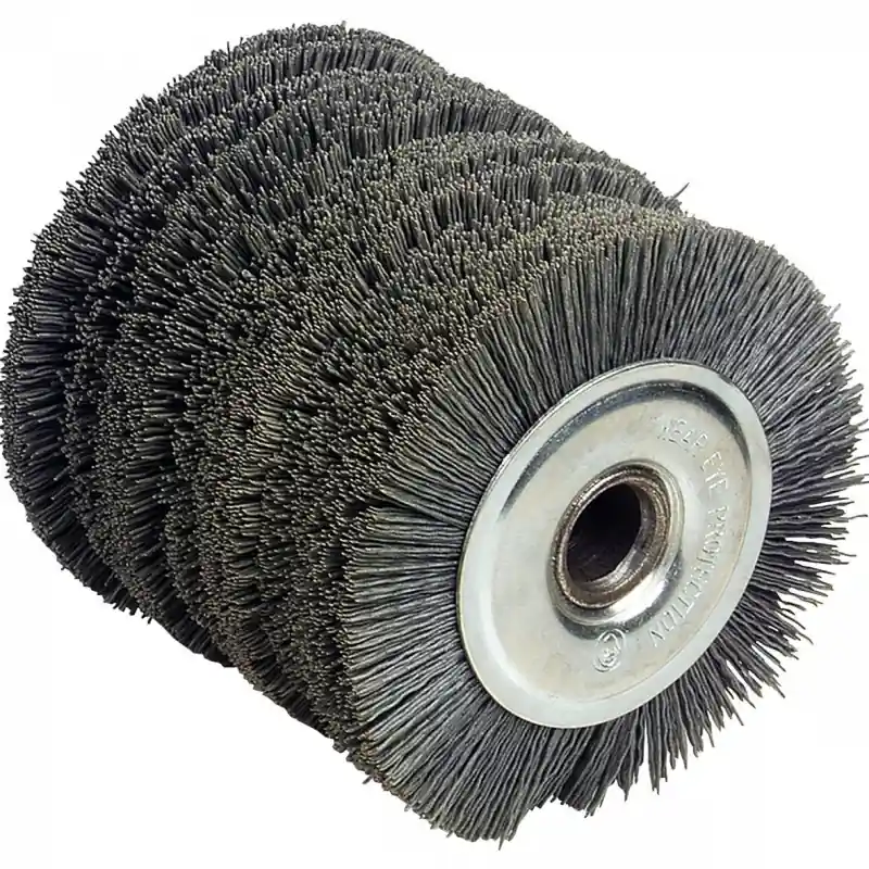 Cepillo nylon 120 x 100 mm para lijadora renovadora - Cepillos taza