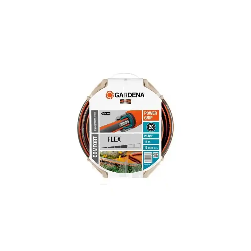 Manguera flex gardena 15 mm x 15 metros - Mangueras de riego jardín