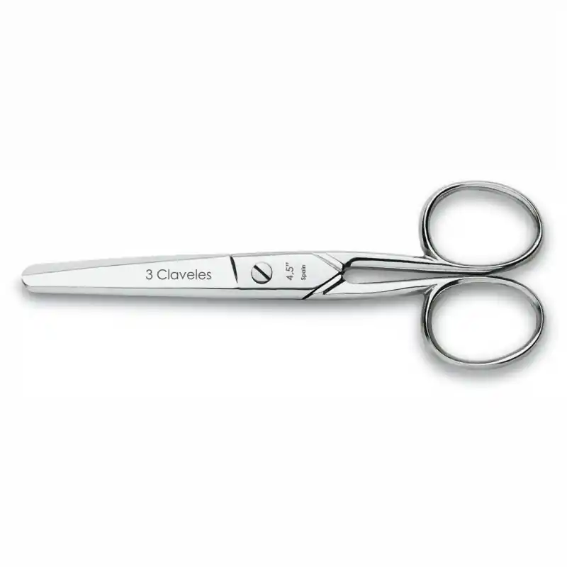 Tijera dependiente niquelada 3 claveles 5" - Tijeras 3 Claveles