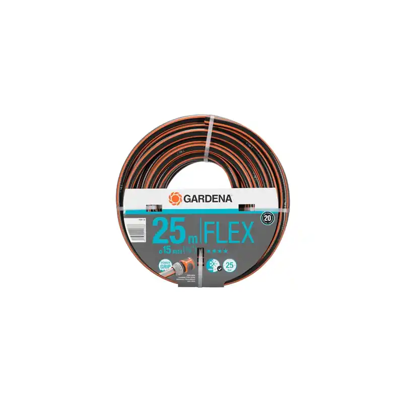 Manguera flex gardena 15 mm 25 m - Mangueras de riego jardín