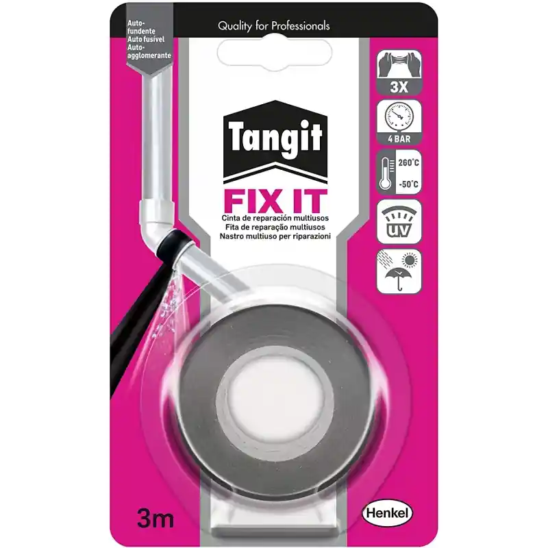 Cinta autofundente tangit fix it 3 m - Cinta americana