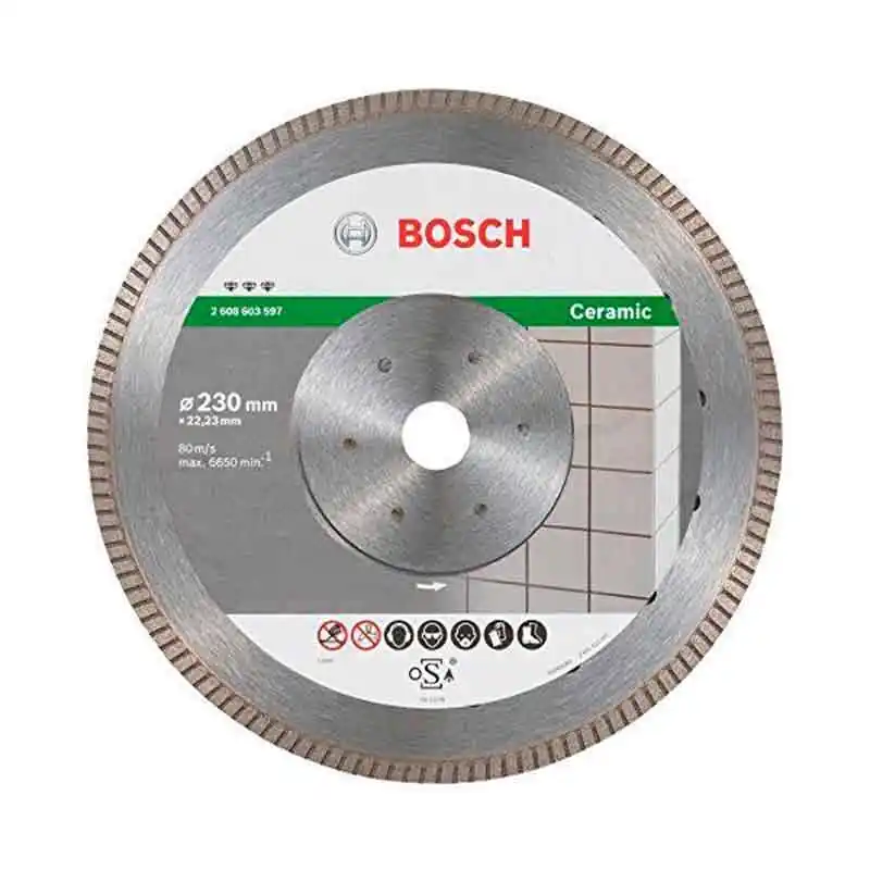 Disco de diamante bosch 230 mm best for ceramic extra-clean turbo 2608603597