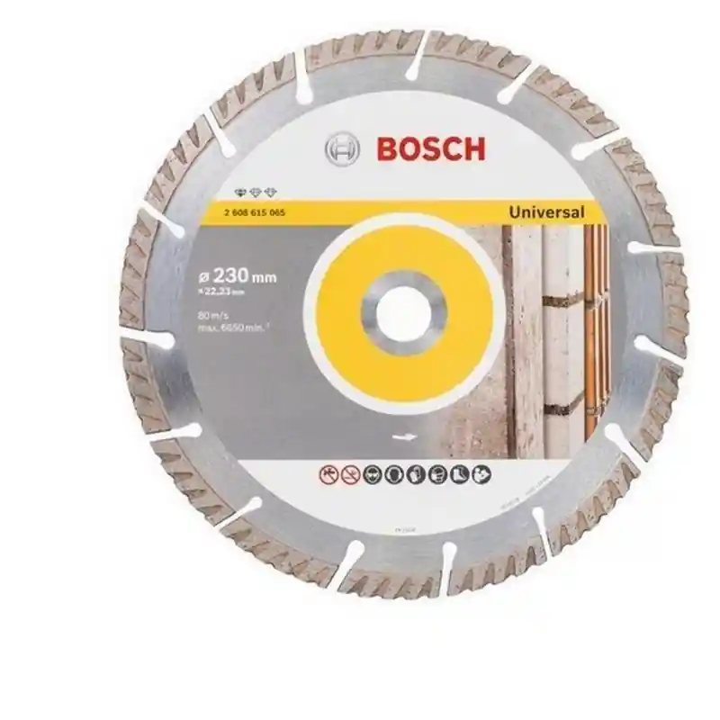 Disco de diamante bosch 230 mm universal - Discos de diamante