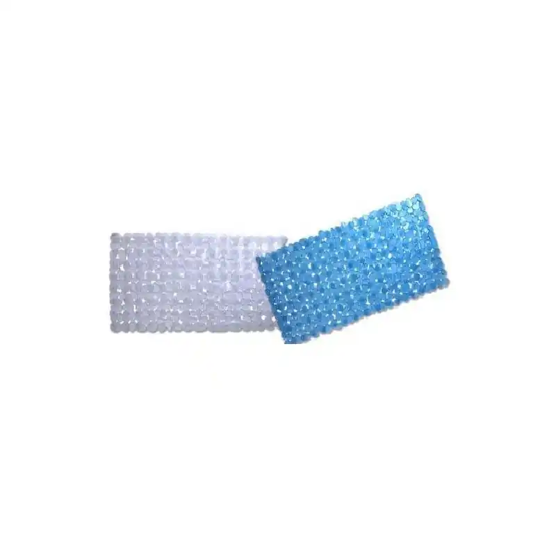 Alfombra antideslizante baño marelia 72 x 33 cm azul
