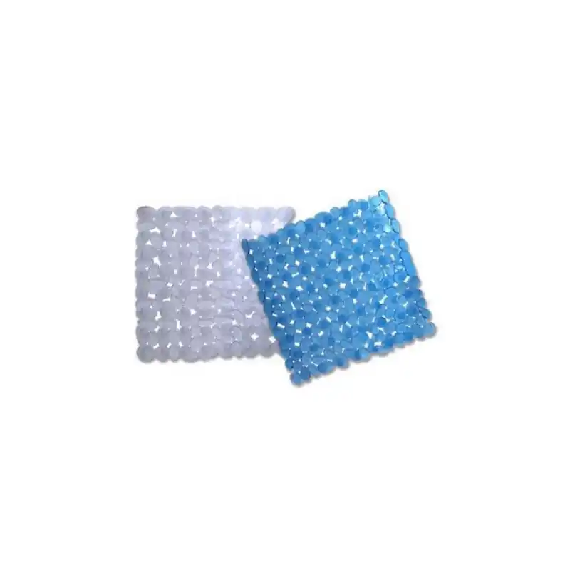 Alfombra antideslizante baño marelia 54 x 54 blanco