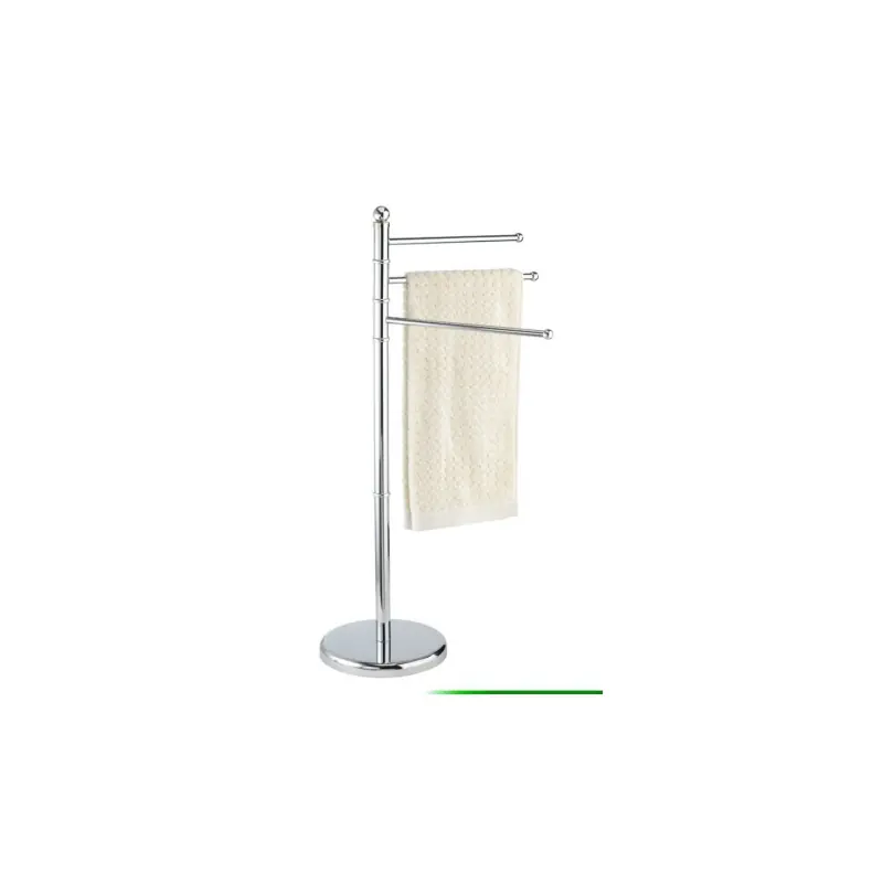 Toallero de pie inox 3 brazos