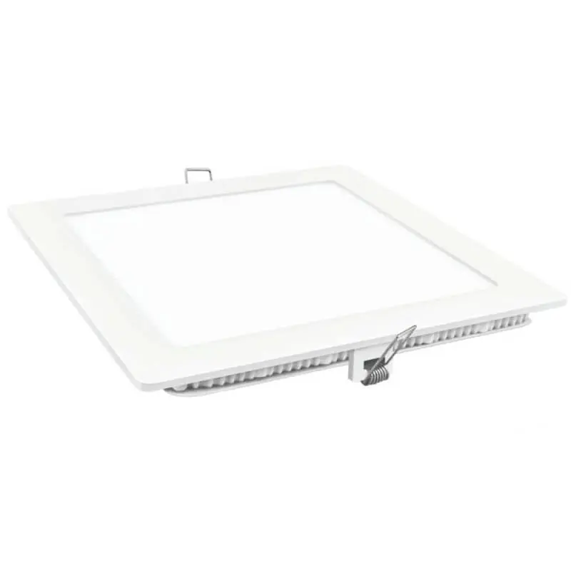 Downlight led matel 9w cuadrado blanco luz neutra 4200k 880lm ø150 mm
